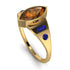 Marquise Bezel Brown Diamond Ring - Juliana No. 1113 image 2