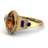 Marquise Bezel Brown Diamond Ring - Juliana No. 1113 image 3