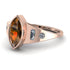 Marquise Bezel Brown Diamond Ring - Juliana No. 1102 image 3