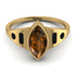 Marquise Bezel Brown Diamond Ring - Juliana No. 1107 image 1
