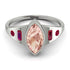 Marquise Bezel Morganite Ring - Juliana No. 912 image 1