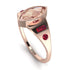 Marquise Bezel Morganite Ring - Juliana No. 911 image 2