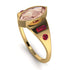 Marquise Bezel Morganite Ring - Juliana No. 910 image 2
