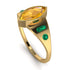 Marquise Bezel Yellow Diamond Ring - Juliana No. 1004 image 2
