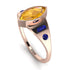 Marquise Bezel Yellow Diamond Ring - Juliana No. 1014 image 2