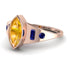 Marquise Bezel Yellow Diamond Ring - Juliana No. 1014 image 3