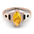 Marquise Bezel Yellow Diamond Ring - Juliana No. 1008 image 1