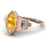 Marquise Bezel Yellow Diamond Ring - Juliana No. 1002 image 3