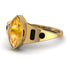 Marquise Bezel Yellow Diamond Ring - Juliana No. 1007 image 3