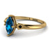 Marquise Blue Topaz Geometrical Engagement Ring - Reese No. 507 image 2