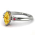 Marquise Citrine Geometrical Engagement Ring - Reese No. 612 image 2