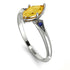 Marquise Citrine Geometrical Engagement Ring - Reese No. 615 image 3