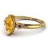 Marquise Yellow Diamond Geometrical Engagement Ring - Reese No. 1013 image 2