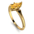 Marquise Yellow Diamond Geometrical Engagement Ring - Reese No. 1007 image 3