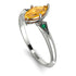 Marquise Yellow Diamond Geometrical Engagement Ring - Reese No. 1006 image 3