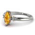 Marquise Yellow Diamond Geometrical Engagement Ring - Reese No. 1003 image 2