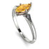Marquise Yellow Diamond Geometrical Engagement Ring - Reese No. 1003 image 3