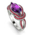 Milgrain Marquise Amethyst Engagement Ring - Marley No. 312 image 1
