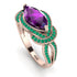 Milgrain Marquise Amethyst Engagement Ring - Marley No. 305 image 1