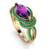 Milgrain Marquise Amethyst Engagement Ring - Marley No. 304 image 1