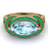 Milgrain Marquise Aquamarine Engagement Ring - Marley No. 404 image 2