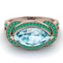 Milgrain Marquise Aquamarine Engagement Ring - Marley No. 405 image 2