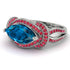 Milgrain Marquise Blue Topaz Engagement Ring - Marley No. 512 image 3