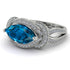 Milgrain Marquise Blue Topaz Engagement Ring - Marley No. 503 image 3