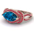 Milgrain Marquise Blue Topaz Engagement Ring - Marley No. 511 image 3