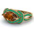 Milgrain Marquise Brown Diamond Engagement Ring - Marley No. 1104 image 3