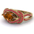 Milgrain Marquise Brown Diamond Engagement Ring - Marley No. 1110 image 3