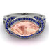 Milgrain Marquise Morganite Engagement Ring - Marley No. 915 image 3