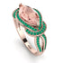 Milgrain Marquise Morganite Engagement Ring - Marley No. 905 image 1