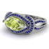 Milgrain Marquise Peridot Engagement Ring - Marley No. 715 image 3