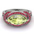 Milgrain Marquise Peridot Engagement Ring - Marley No. 712 image 2