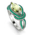 Milgrain Marquise Peridot Engagement Ring - Marley No. 706 image 1