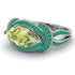 Milgrain Marquise Peridot Engagement Ring - Marley No. 706 image 3