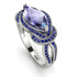 Milgrain Marquise Tanzanite Engagement Ring - Marley No. 215 image 1