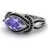 Milgrain Marquise Tanzanite Engagement Ring - Marley No. 209 image 3