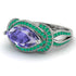 Milgrain Marquise Tanzanite Engagement Ring - Marley No. 206 image 3