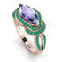 Milgrain Marquise Tanzanite Engagement Ring - Marley No. 205 image 1