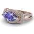 Milgrain Marquise Tanzanite Engagement Ring - Marley No. 202 image 3