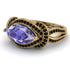 Milgrain Marquise Tanzanite Engagement Ring - Marley No. 207 image 3