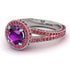 Milgrain Round Amethyst Engagement Ring - Payton No. 312 image 1