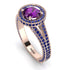Milgrain Round Amethyst Engagement Ring - Payton No. 314 image 3