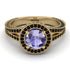 Milgrain Round Tanzanite Engagement Ring - Payton No. 207 image 2