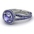 Milgrain Round Tanzanite Engagement Ring - Payton No. 215 image 1