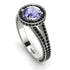 Milgrain Round Tanzanite Engagement Ring - Payton No. 209 image 3