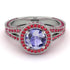 Milgrain Round Tanzanite Engagement Ring - Payton No. 212 image 2