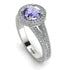 Milgrain Round Tanzanite Engagement Ring - Payton No. 203 image 3